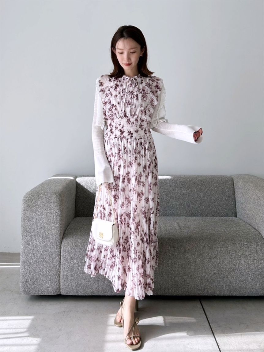 SNIDEL「シアーフリルコンパクトカーディガン」|カーディガン|