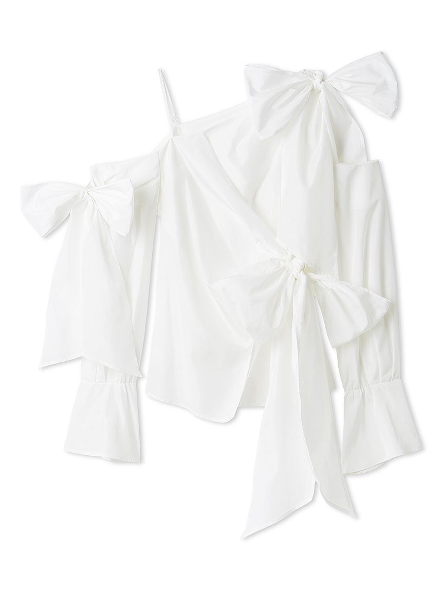 SNIDEL「リボンデザインブラウス」|シャツ・ブラウス|