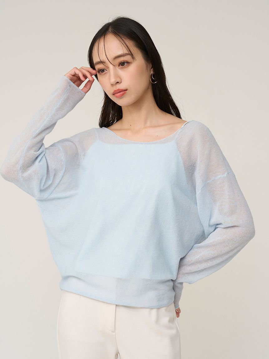 SNIDEL「2WAYベビーアルパカニットプルオーバー」|ニット・セーター|