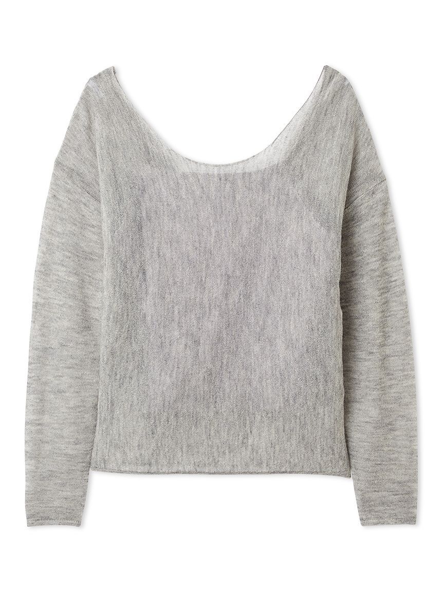 SNIDEL「2WAYベビーアルパカニットプルオーバー」|ニット・セーター|GRY