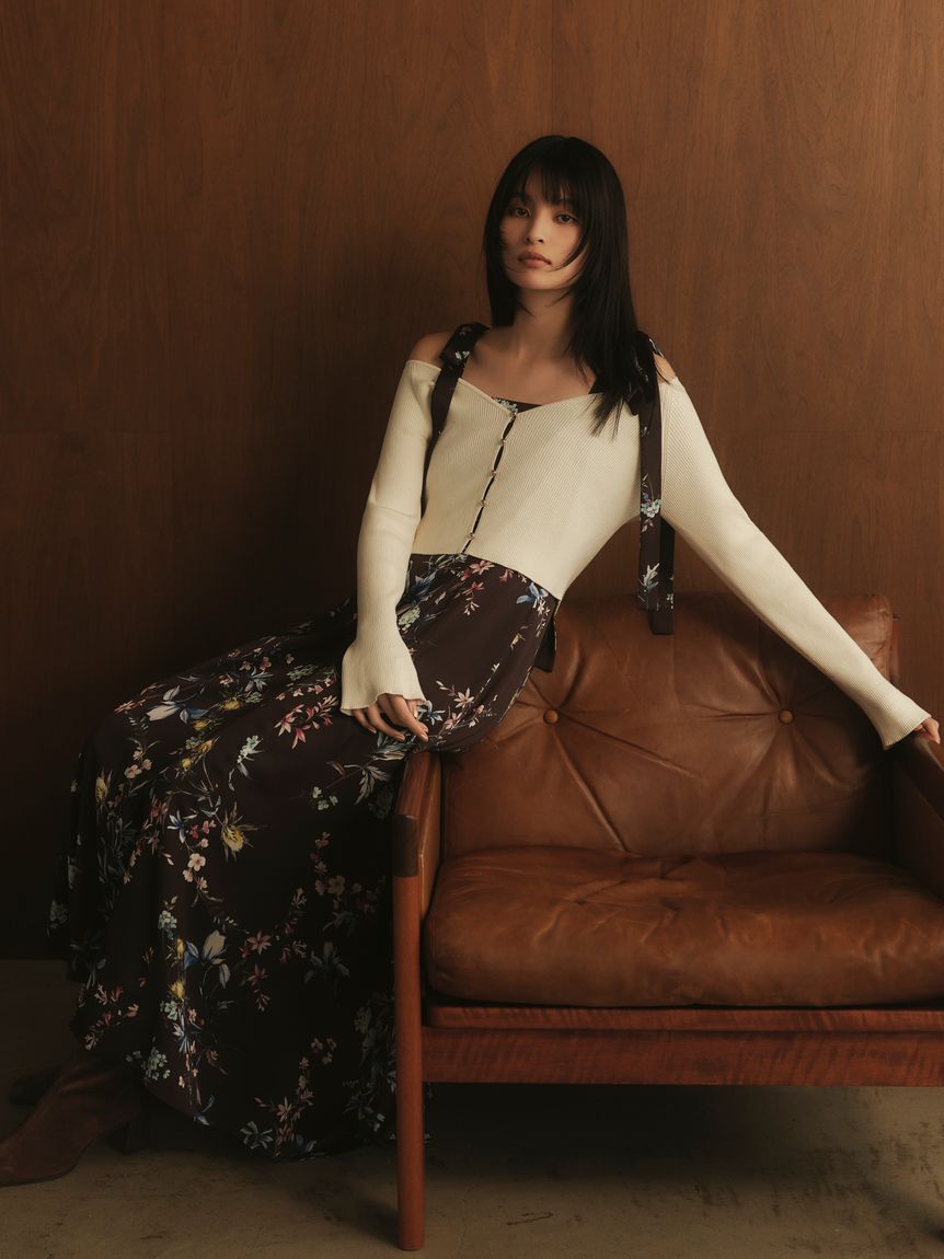 FRAY I.D「【限定カラー・00サイズ】リボンディテールフローラルワンピース」|ワンピース|BRW