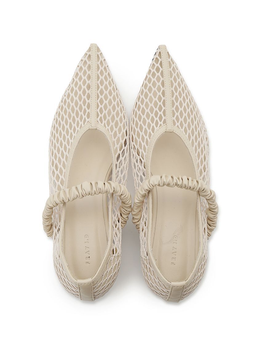 FRAY I.D「ポインテッドトゥメッシュサンダル」|サンダル|