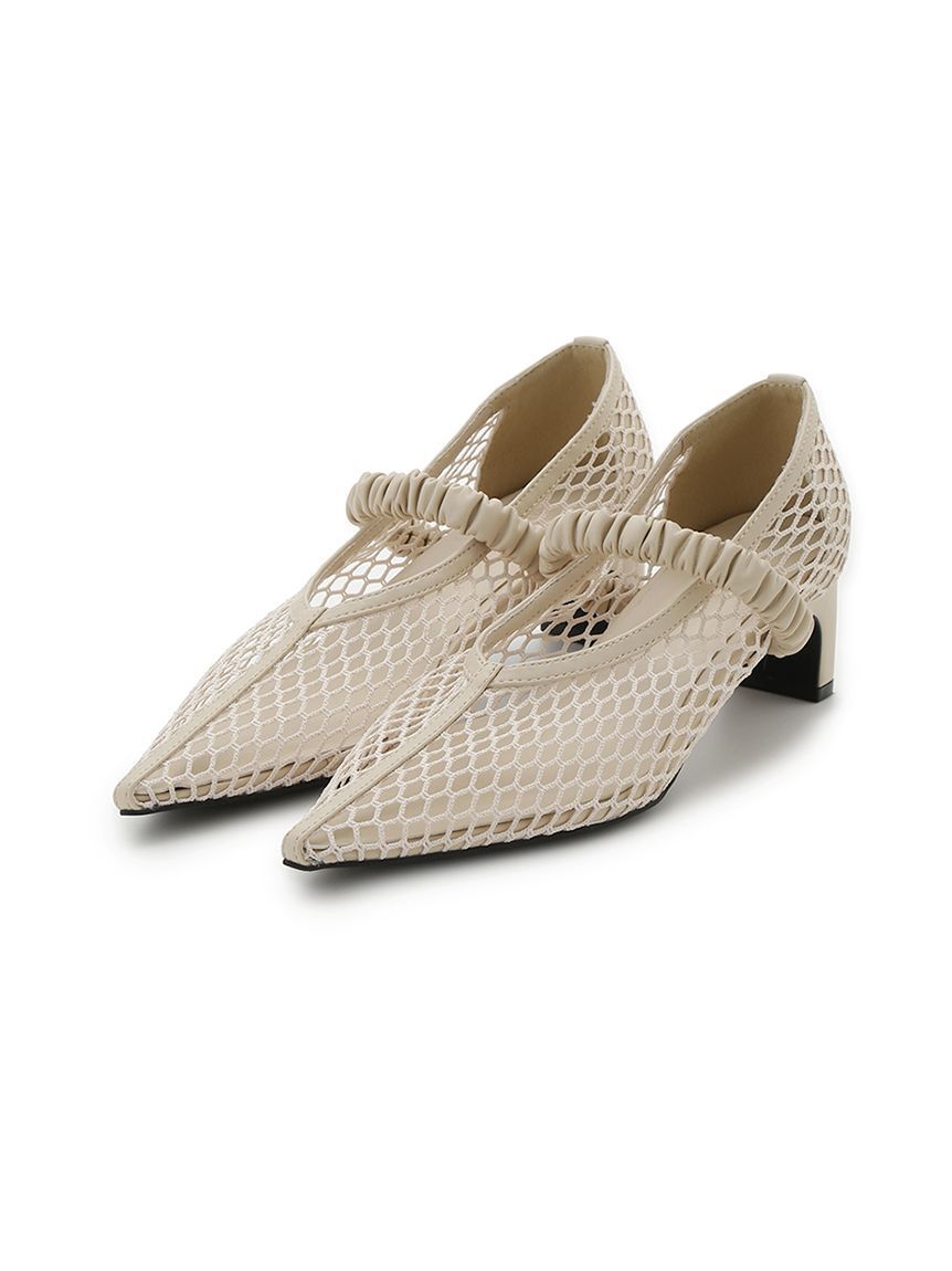 FRAY I.D「ポインテッドトゥメッシュサンダル」|サンダル|BEG