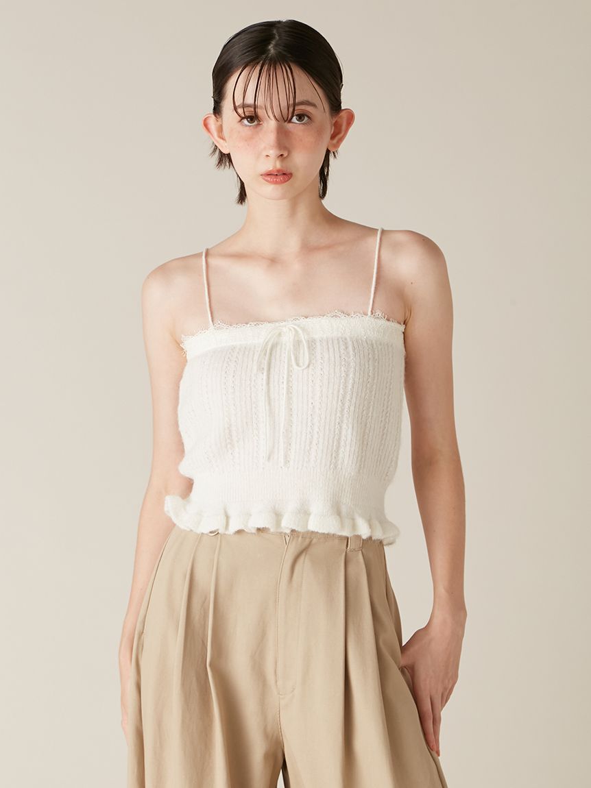 LILY BROWN「レーストリムニットアンサンブル」|その他|