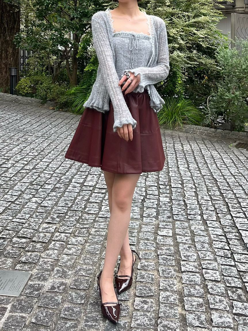 LILY BROWN「レーストリムニットアンサンブル」|その他|