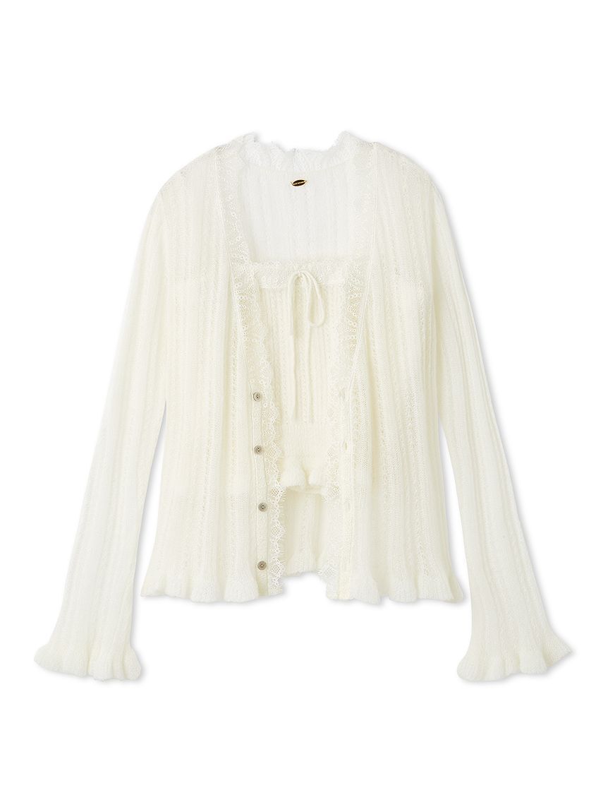 LILY BROWN「レーストリムニットアンサンブル」|その他|