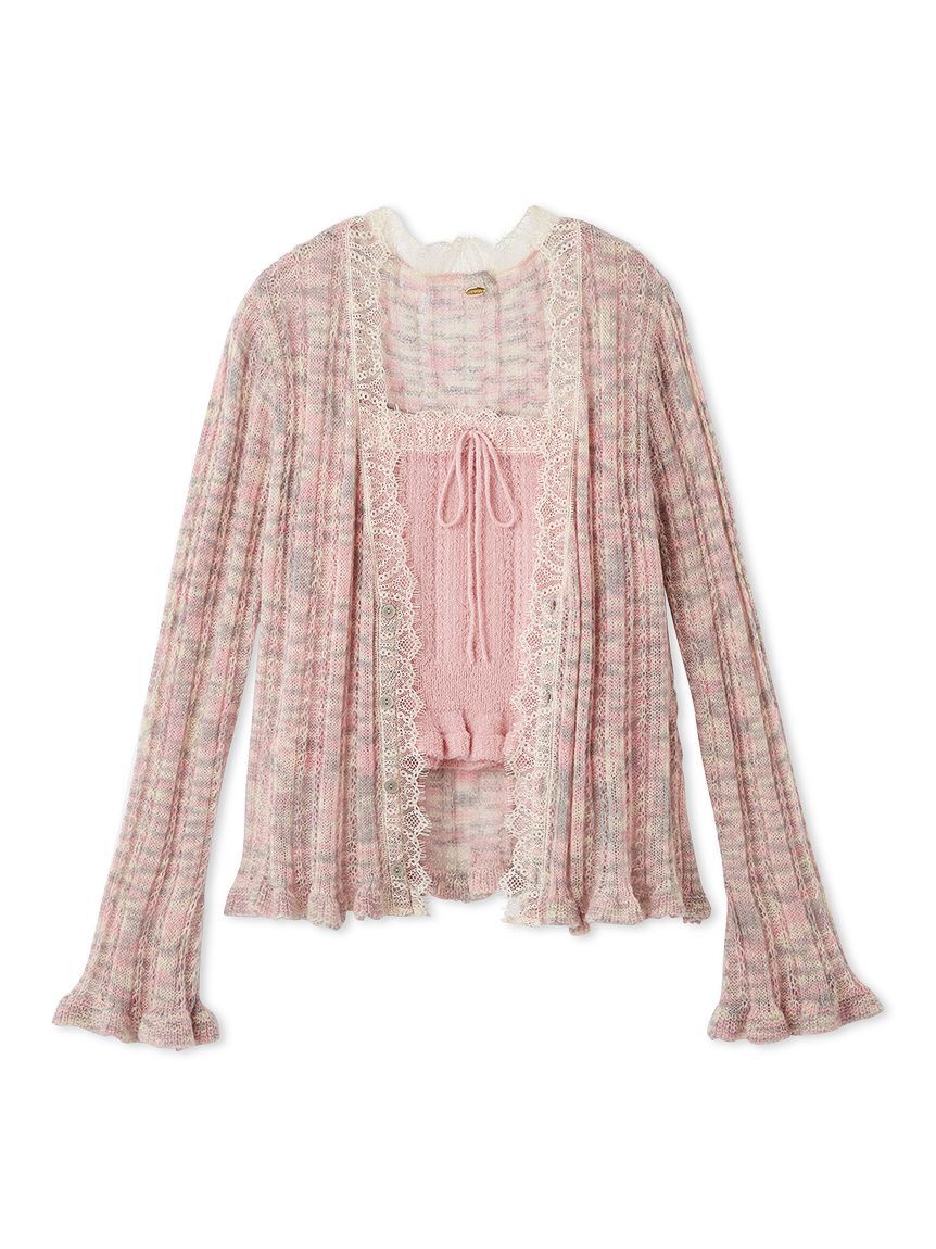 LILY BROWN「レーストリムニットアンサンブル」|その他|