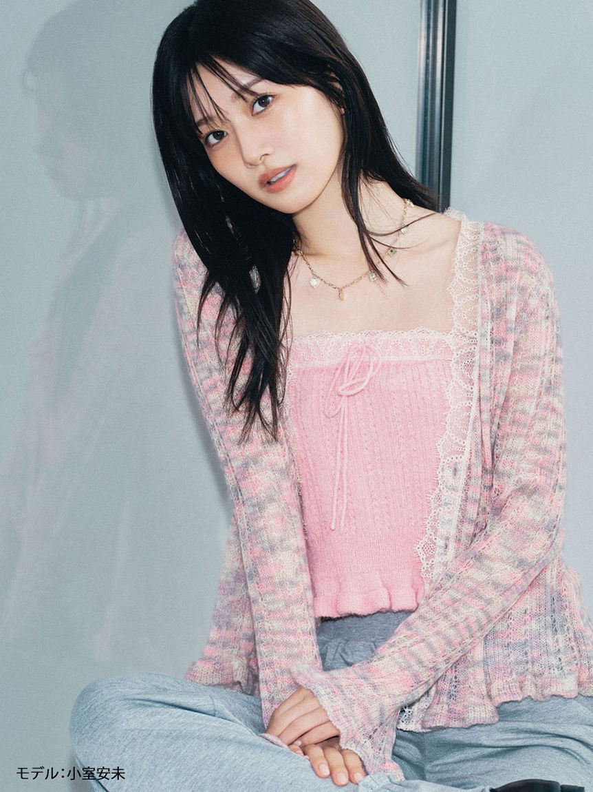 LILY BROWN「レーストリムニットアンサンブル」|その他|