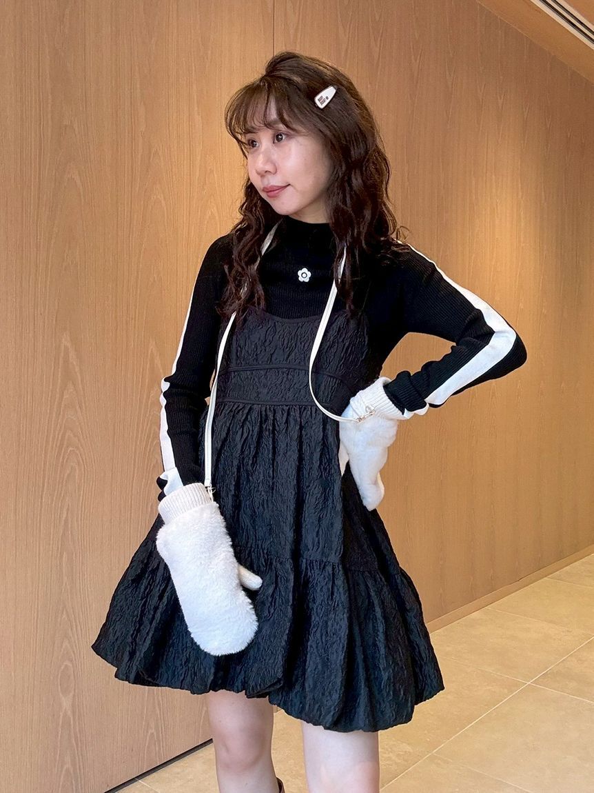 LILY BROWN「【LILY BROWN&times;MARY QUANT】デイジーモチーフファーミトン(Hearts2Hearts着用)」|手袋|