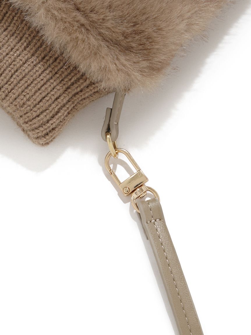 LILY BROWN「【LILY BROWN&times;MARY QUANT】デイジーモチーフファーミトン(Hearts2Hearts着用)」|手袋|