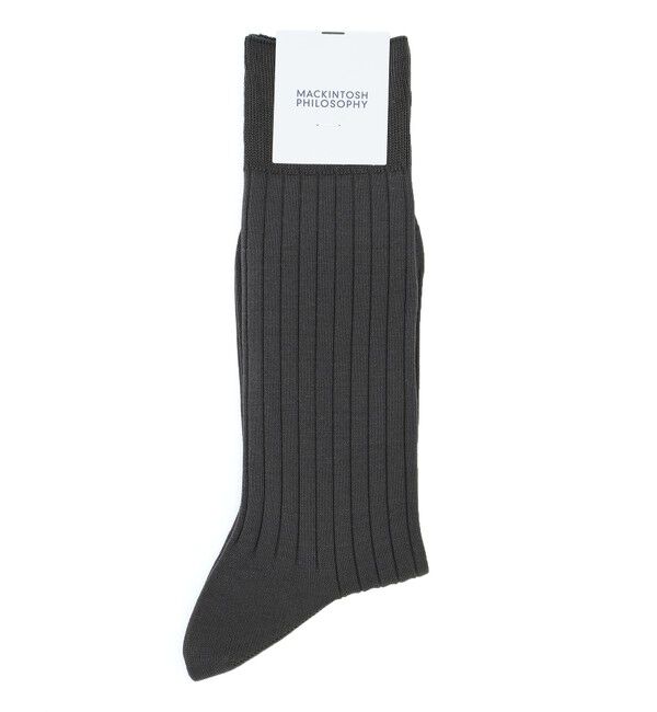 MACKINTOSH PHILOSOPHY「リブストライプ ビジネスソックス」|ソックス|