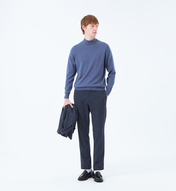 MACKINTOSH PHILOSOPHY「ハイゲージ天竺 モックネックプルオーバーニット」|ニット・セーター|