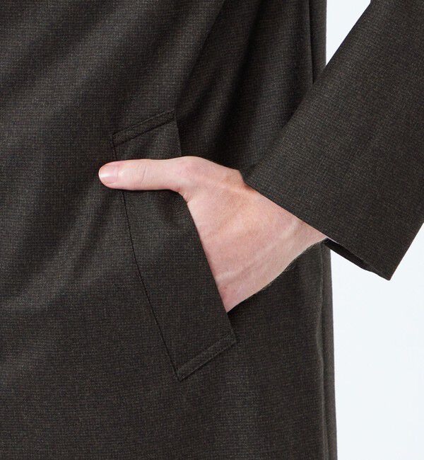 MACKINTOSH PHILOSOPHY「CANONICO(カノニコ)千鳥2レイヤー WELLINGTON（ウェリントン）」|ステンカラーコート|