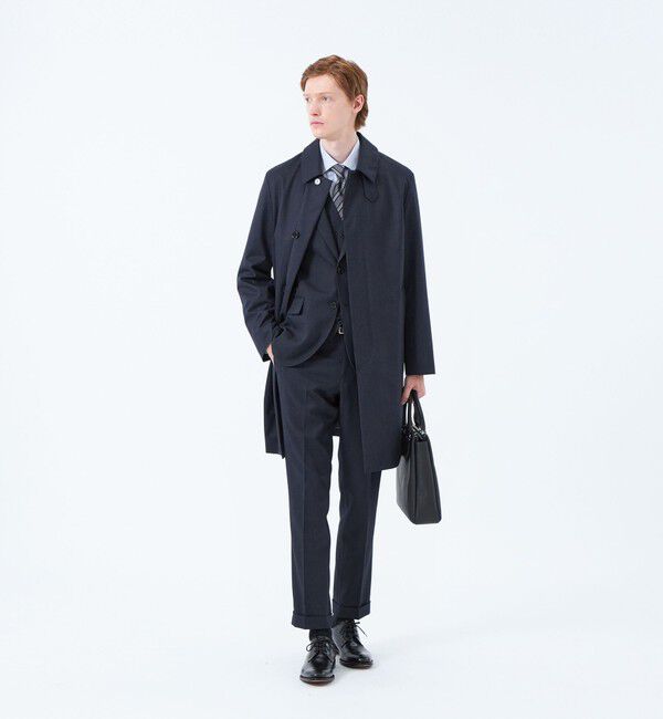 MACKINTOSH PHILOSOPHY「CANONICO(カノニコ)千鳥2レイヤー WELLINGTON（ウェリントン）」|ステンカラーコート|