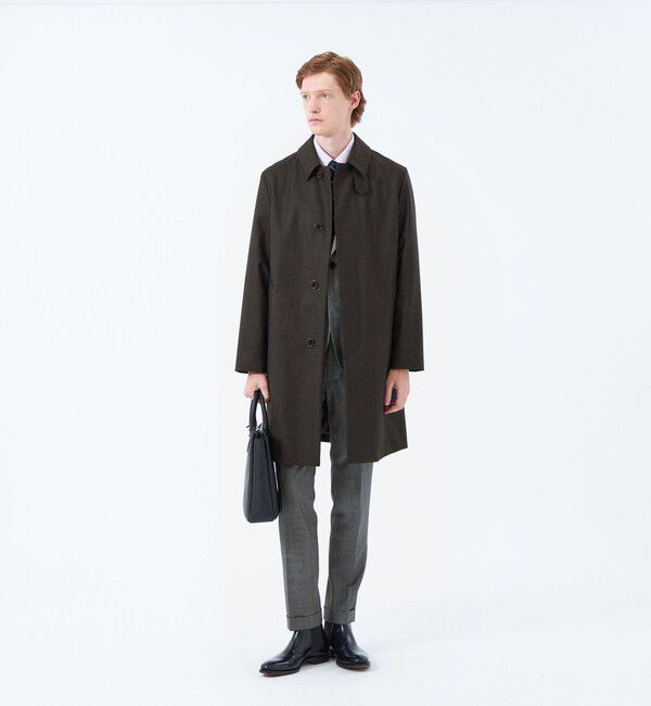 MACKINTOSH PHILOSOPHY「CANONICO(カノニコ)千鳥2レイヤー WELLINGTON（ウェリントン）」|ステンカラーコート|