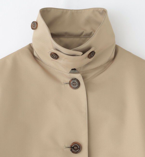 MACKINTOSH PHILOSOPHY「【WEB&一部店舗限定】インバーテッドステンカラーコート ダブルクロス製」|ステンカラーコート|