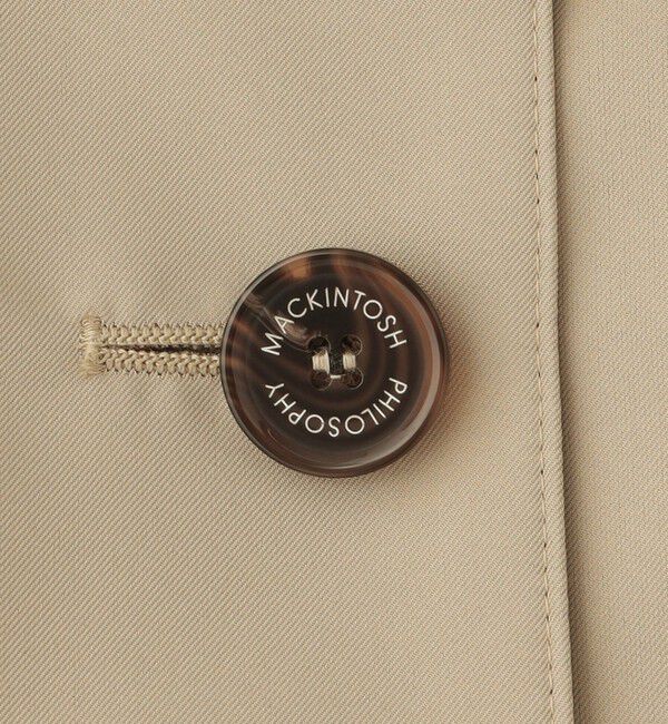 MACKINTOSH PHILOSOPHY「【WEB&一部店舗限定】インバーテッドステンカラーコート ダブルクロス製」|ステンカラーコート|