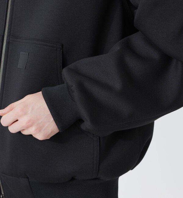  「バイマテリアルコンビ フードジャケット」|ブルゾン・スタジャン|