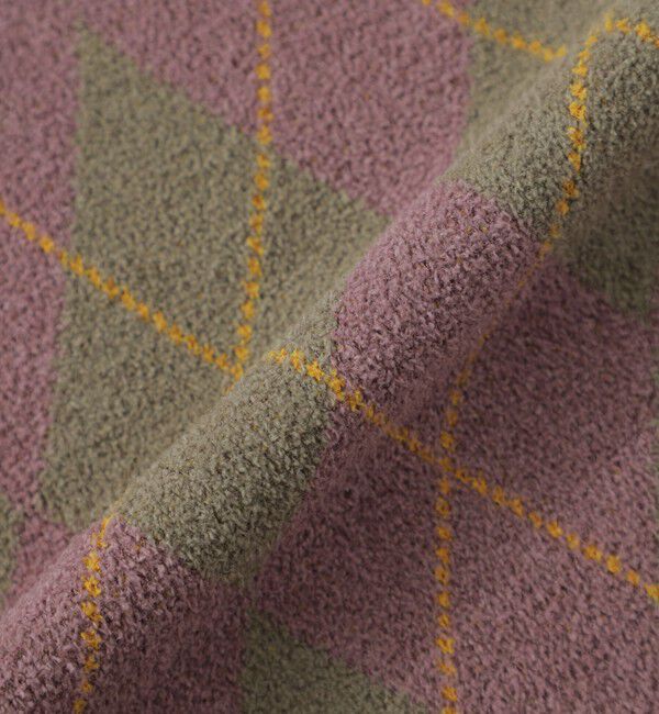  「【UNISEX】ブークレアーガイル カーディガン」|ニット・セーター|