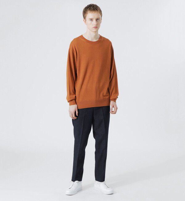  「ハイゲージクルーネック」|ニット・セーター|