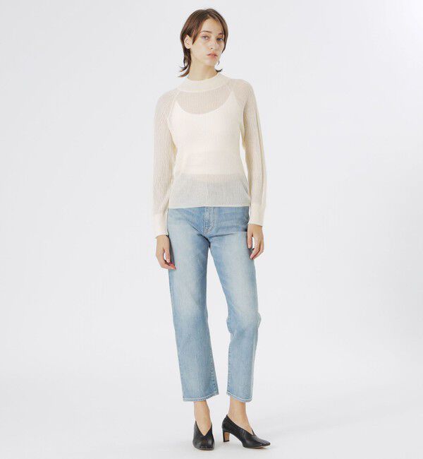  「シアーハイネックプルオーバー」|ニット・セーター|