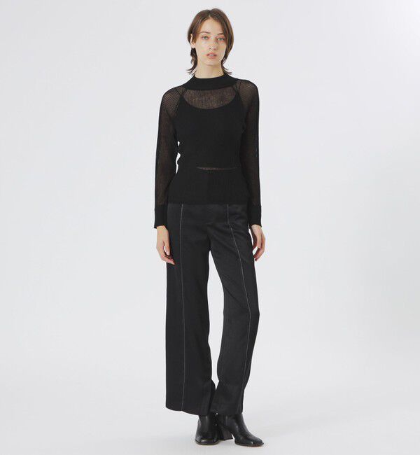  「シアーハイネックプルオーバー」|ニット・セーター|