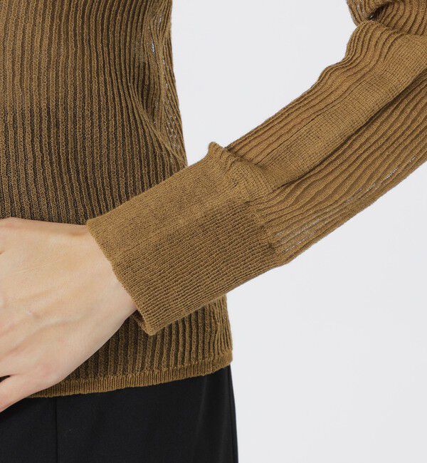  「シアーハイネックプルオーバー」|ニット・セーター|