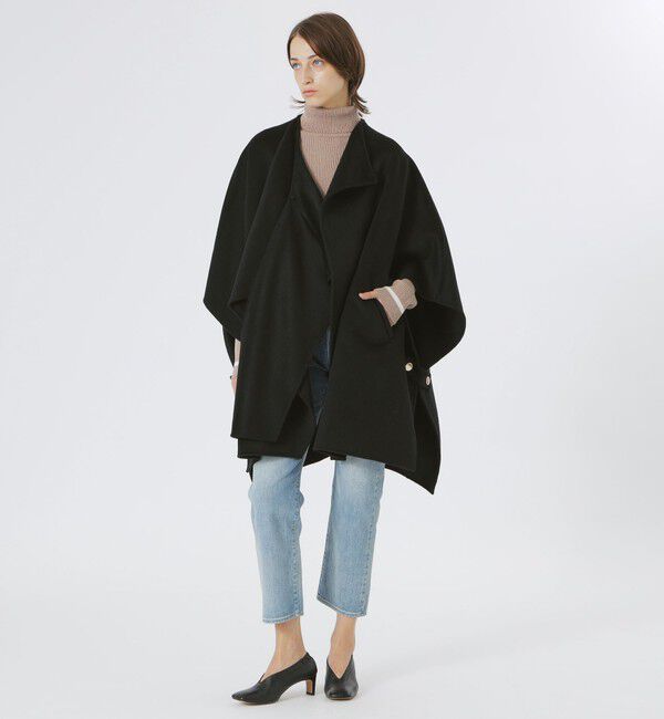  「リバーウールポンチョ」|ブルゾン・スタジャン|