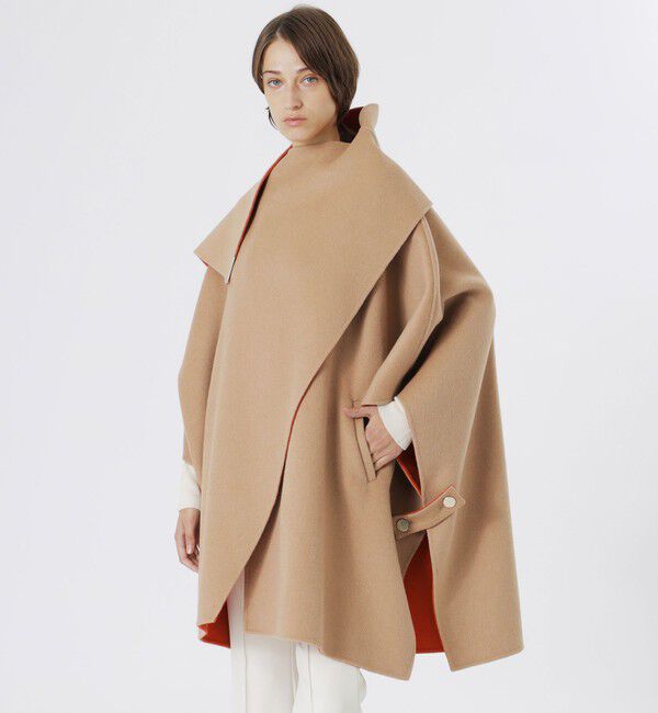  「リバーウールポンチョ」|ブルゾン・スタジャン|