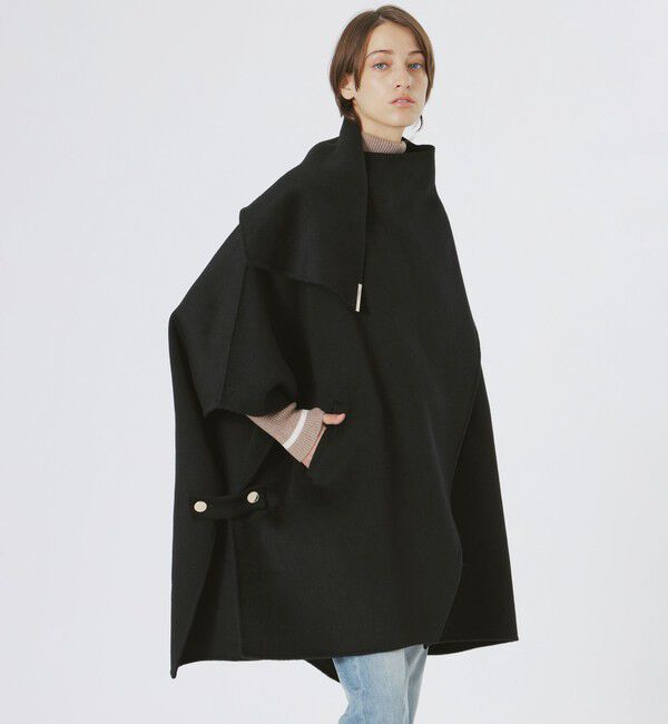  「リバーウールポンチョ」|ブルゾン・スタジャン|