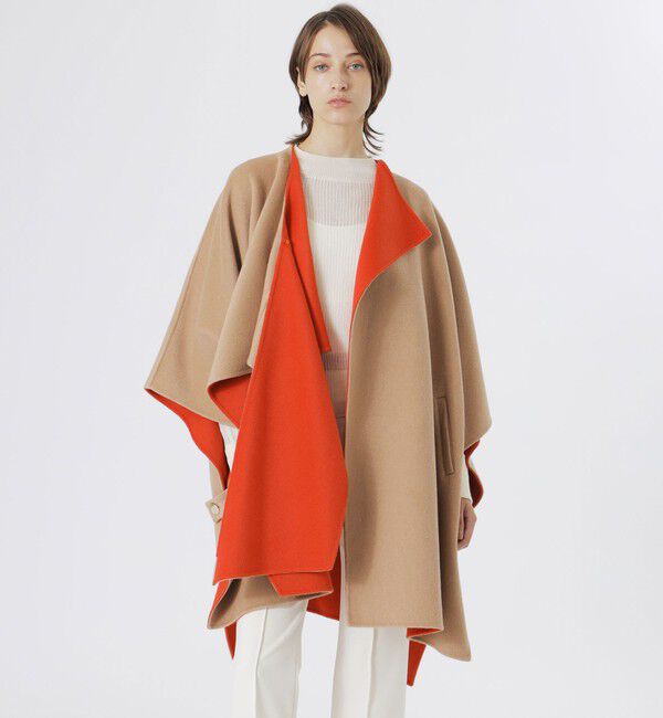  「リバーウールポンチョ」|ブルゾン・スタジャン|