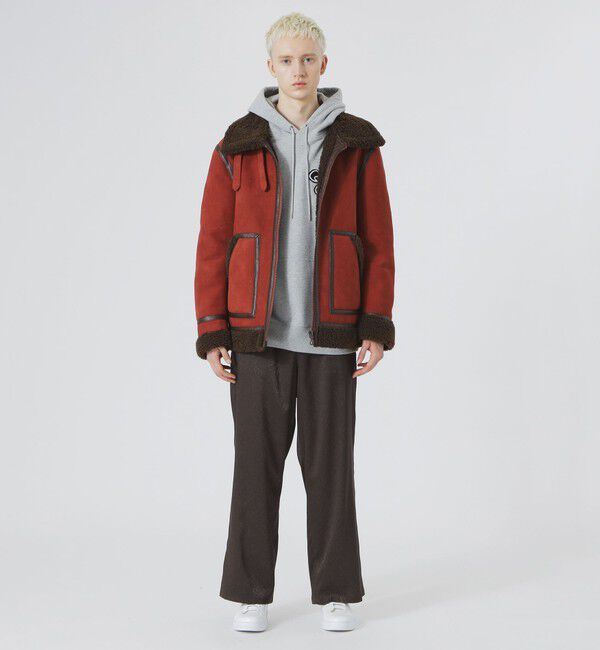  「【Safari12月号掲載】スエードライク ボマージャケット」|ブルゾン・スタジャン|