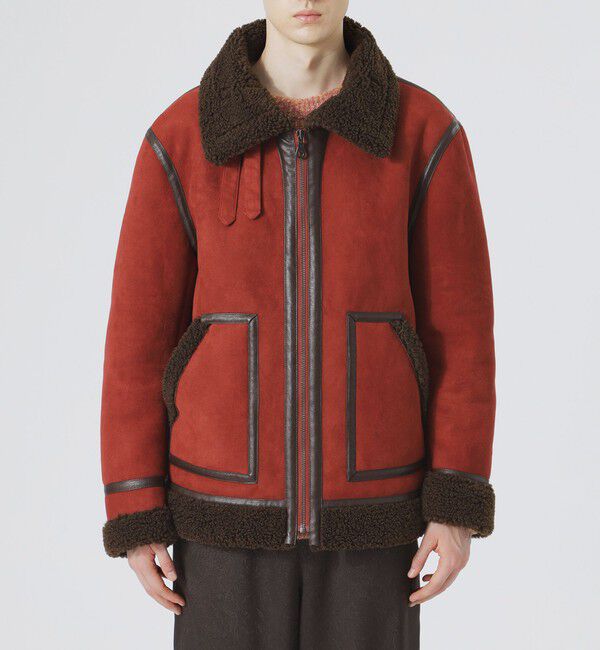  「【Safari12月号掲載】スエードライク ボマージャケット」|ブルゾン・スタジャン|