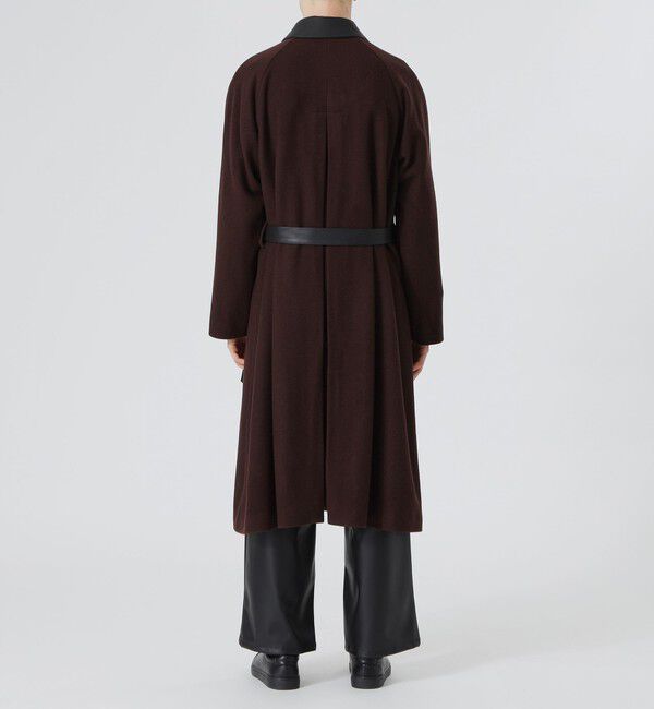  「ベルテッド ステンカラーウールコート」|その他|