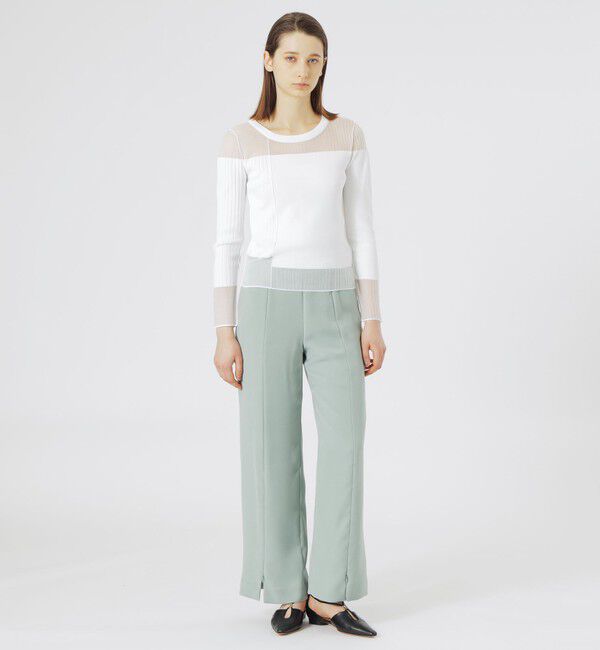  「【ドラマ着用商品】シアーコンビニットプルオーバー」|ニット・セーター|