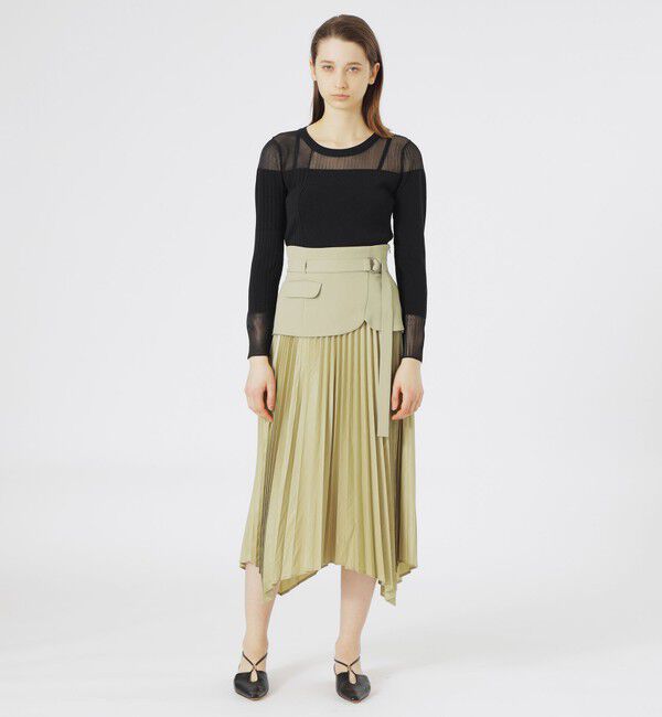  「【ドラマ着用商品】シアーコンビニットプルオーバー」|ニット・セーター|