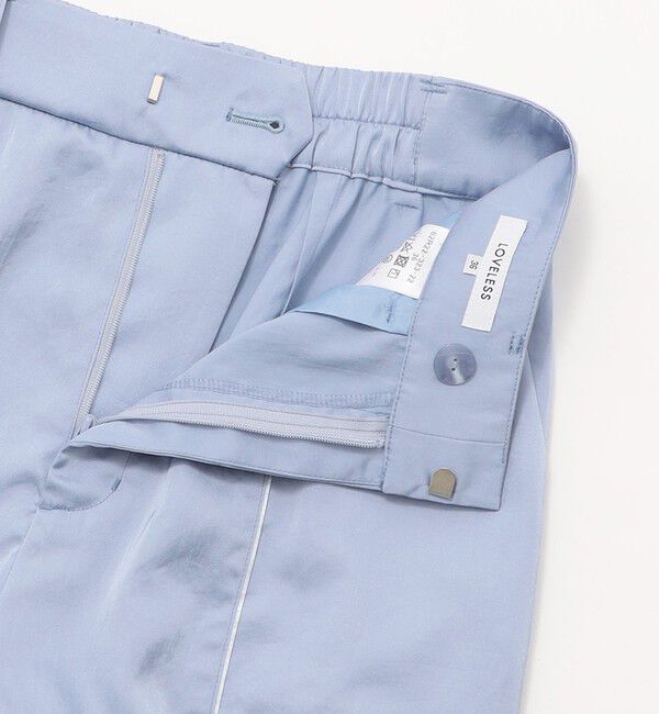  「ラインワイドパンツ」|スラックス|