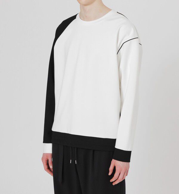  「ブロッキングパイピングトップス」|Tシャツ・カットソー|