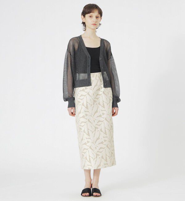  「【ドラマ着用商品】メッシュニットカーディガン」|ニット・セーター|