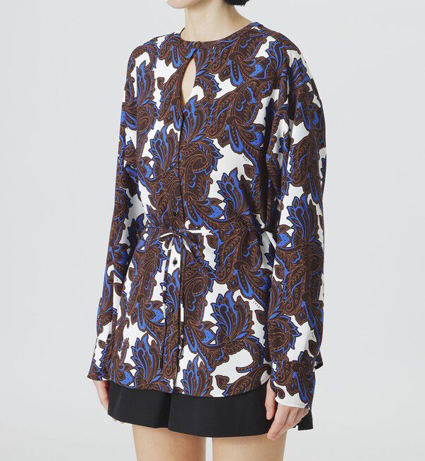  「【UVカット/すぐ乾く】リゾートプリントシャツ」|シャツ・ブラウス|