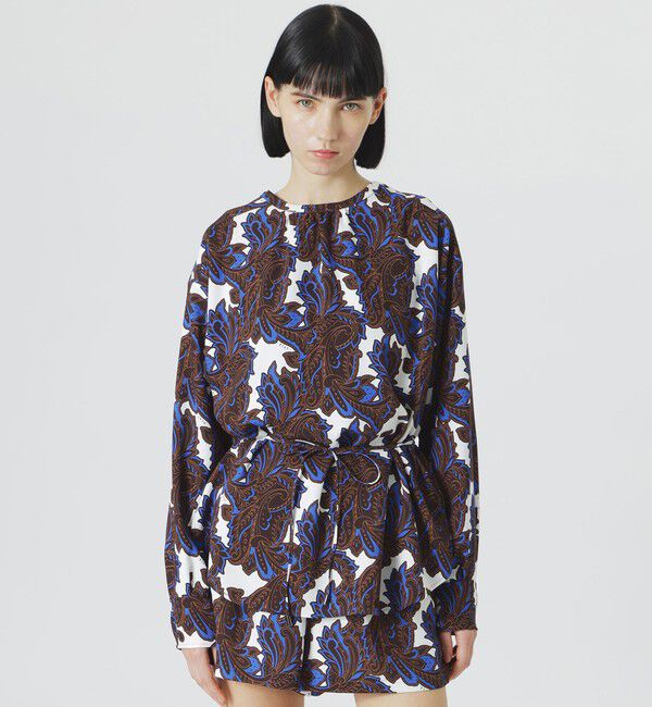  「【UVカット/すぐ乾く】リゾートプリントシャツ」|シャツ・ブラウス|