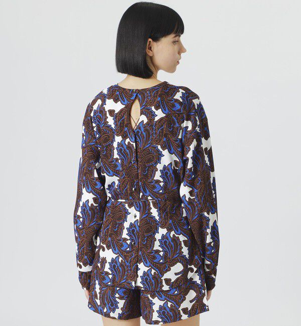  「【UVカット/すぐ乾く】リゾートプリントシャツ」|シャツ・ブラウス|