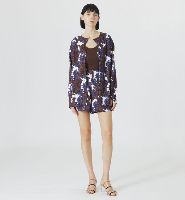  「【UVカット/すぐ乾く】リゾートプリントシャツ」|シャツ・ブラウス|