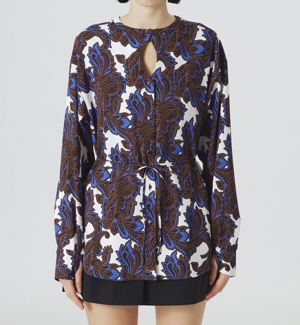  「【UVカット/すぐ乾く】リゾートプリントシャツ」|シャツ・ブラウス|