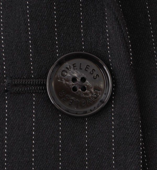  「ストライプクロップドジャケット」|テーラードジャケット|