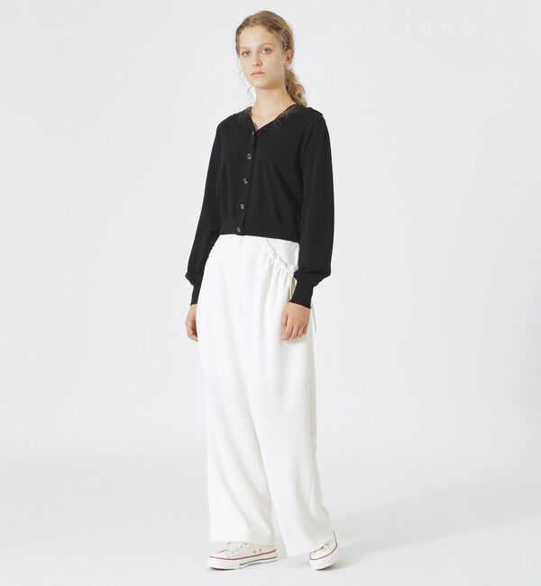  「シアーコンビカーディガン」|ニット・セーター|