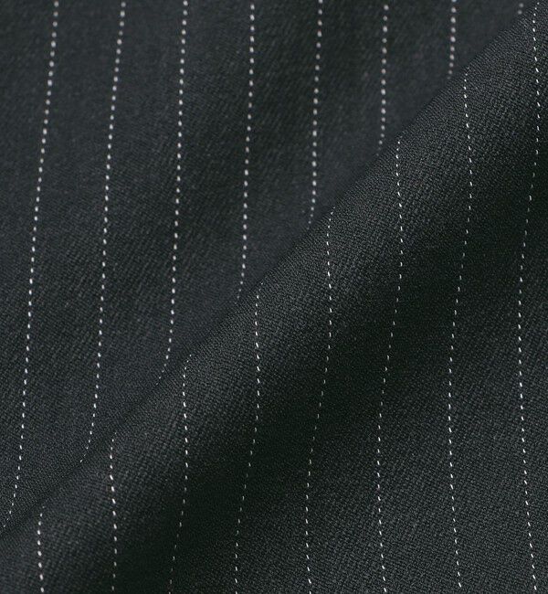  「ストライプカシュクールタックワイドパンツ」|スラックス|