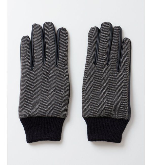 ikka「ヘリンボーングローブ」|手袋|
