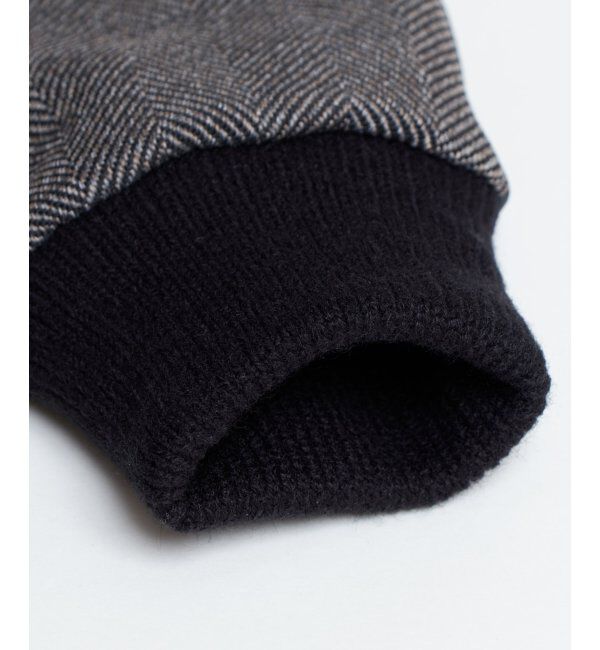 ikka「ヘリンボーングローブ」|手袋|