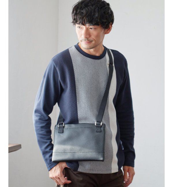 ikka「ブロックスジャカードクルーネック」|パーカー|